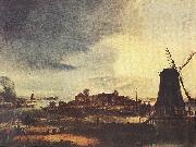 NEER, Aert van der Landscape with Windmill sg china oil painting reproduction